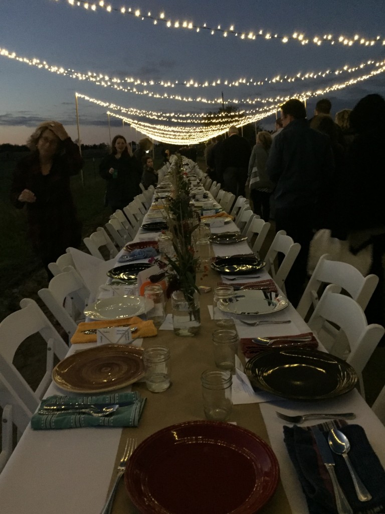 Farm to Table Dinner at World Hunger Farm in October