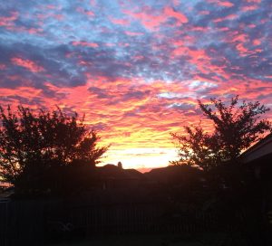 Sunrise, October 1, 2016