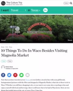 Waco: our small urban town