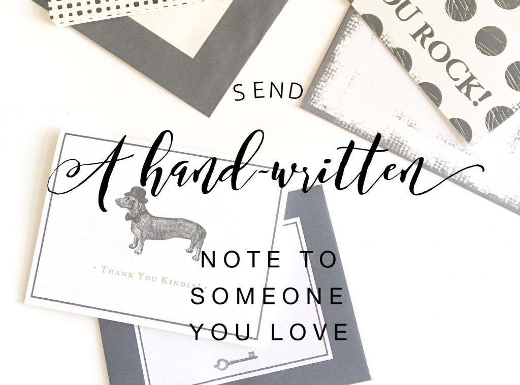 Spreading joy and love through a hand-written letter