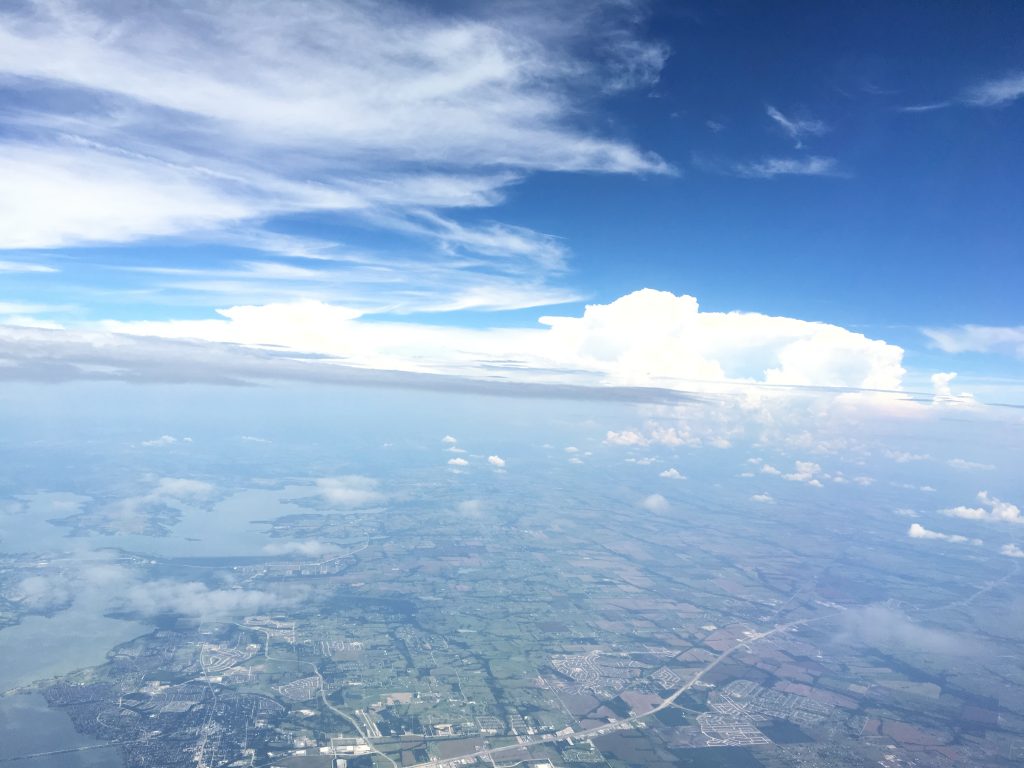 Flying high above and feeling blessed-questions I ponder while flying