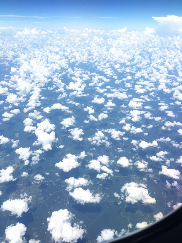 Flying high above and feeling blessed-questions I ponder while flying