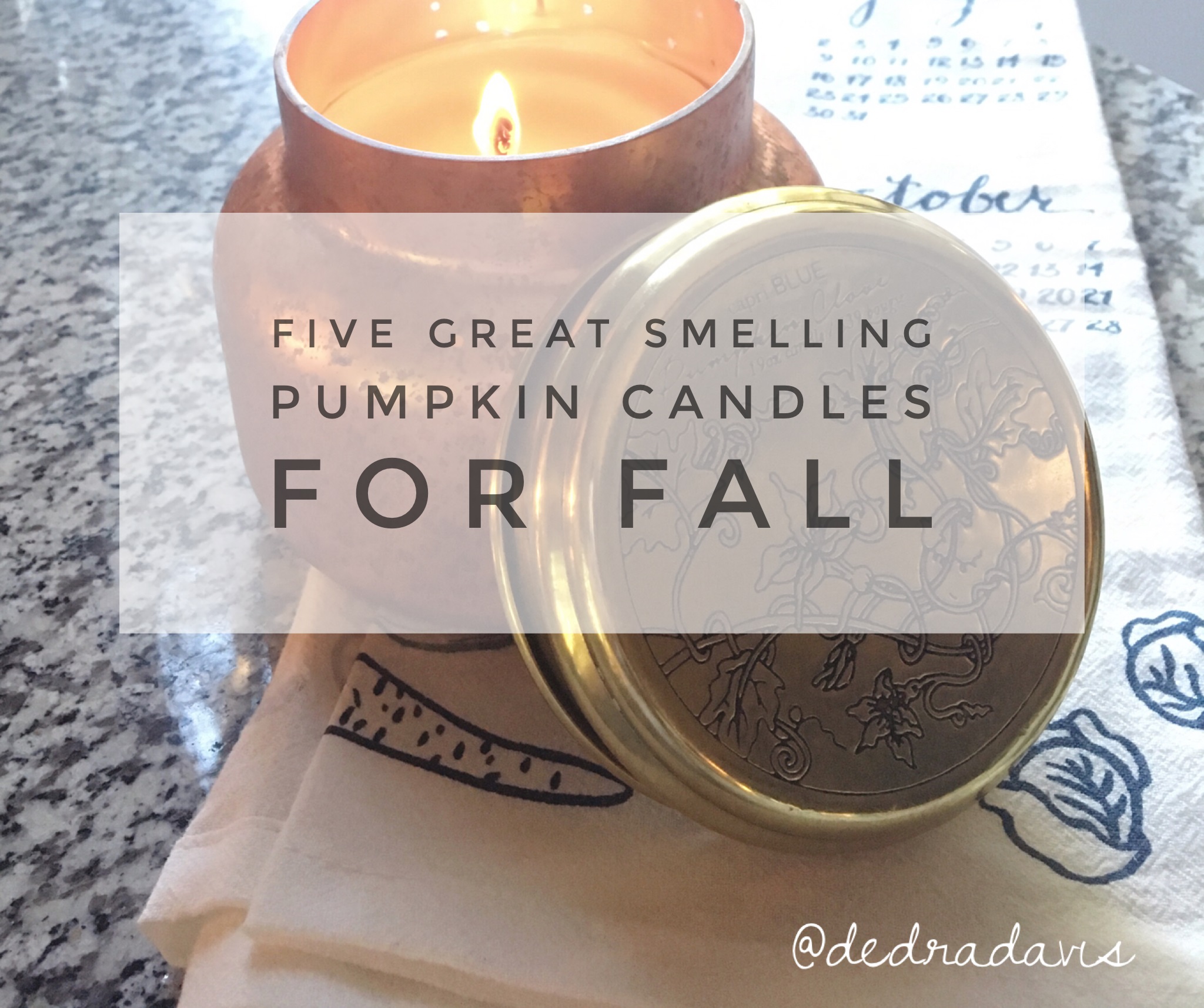 Five Great Smelling Pumpkin Candles For Fall
