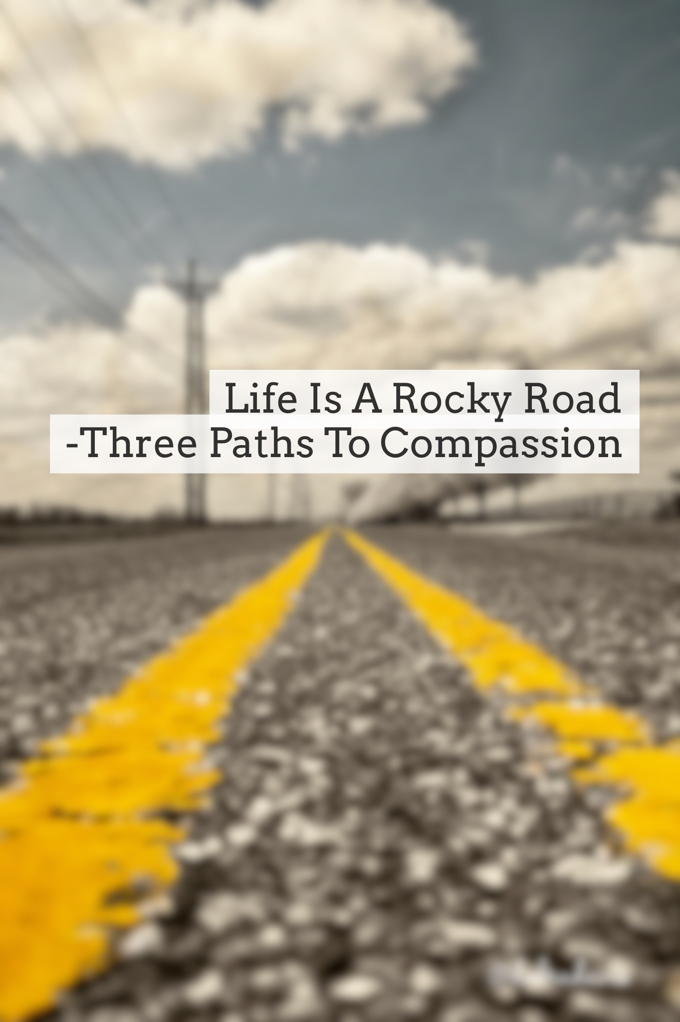 Life Is A Rocky Road-Three Paths To Compassion