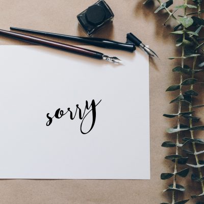 Over-Apologizing–The Need To Say Sorry Too Often